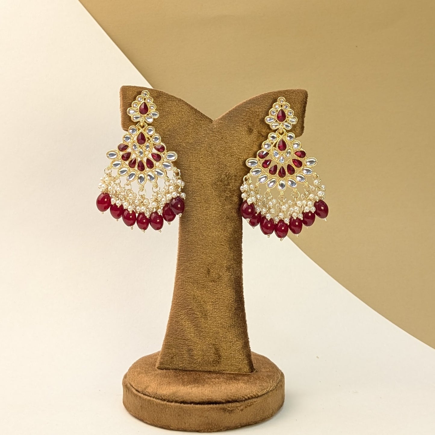 Chand Kundan Earrings