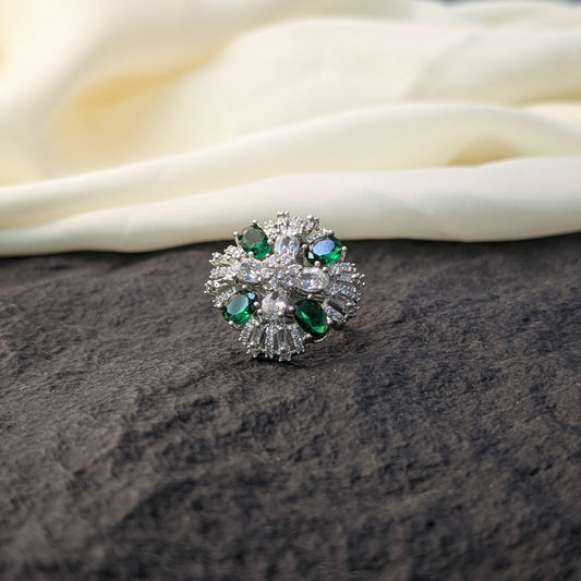 Onyx Noir Zircon Ring