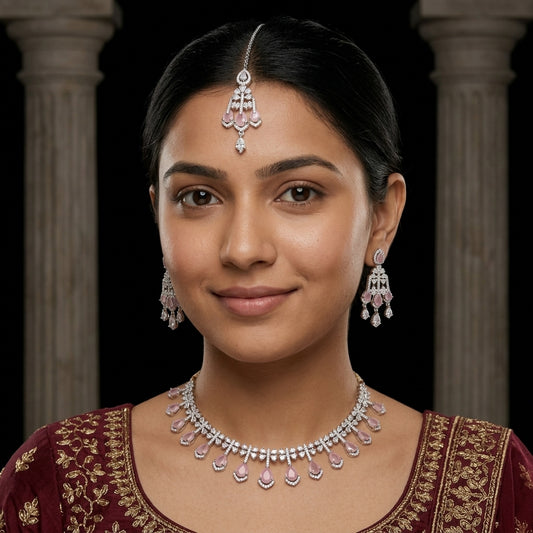 Seraphine Zircon Necklace Set