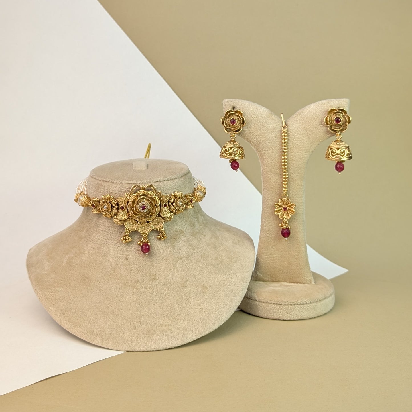 Afshan Jharokha Rajwadi Choker