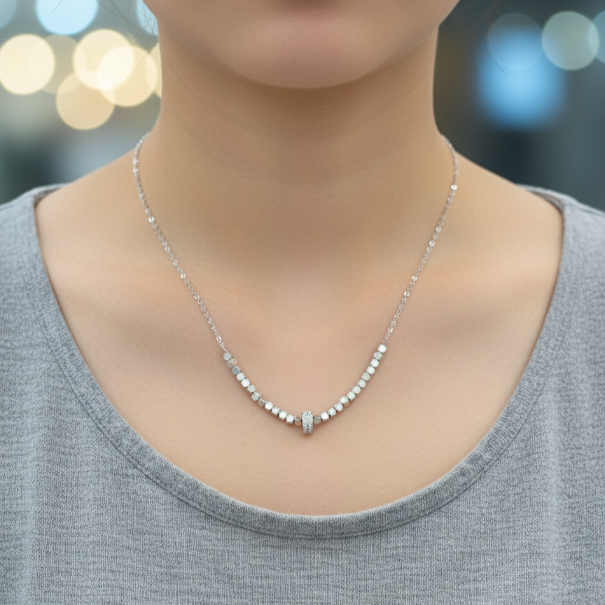 Silver Sparkle Locket