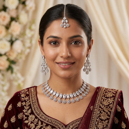 Celeste Zircon Necklace Set