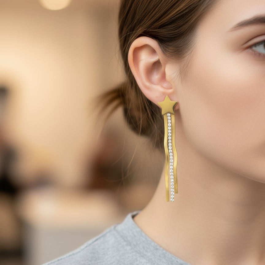 COMET STREAMER EARRINGS