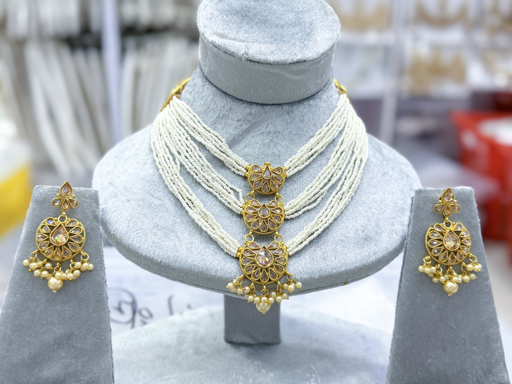 JHAROKHA TRILOGY RAJWARI NECKLACE SET