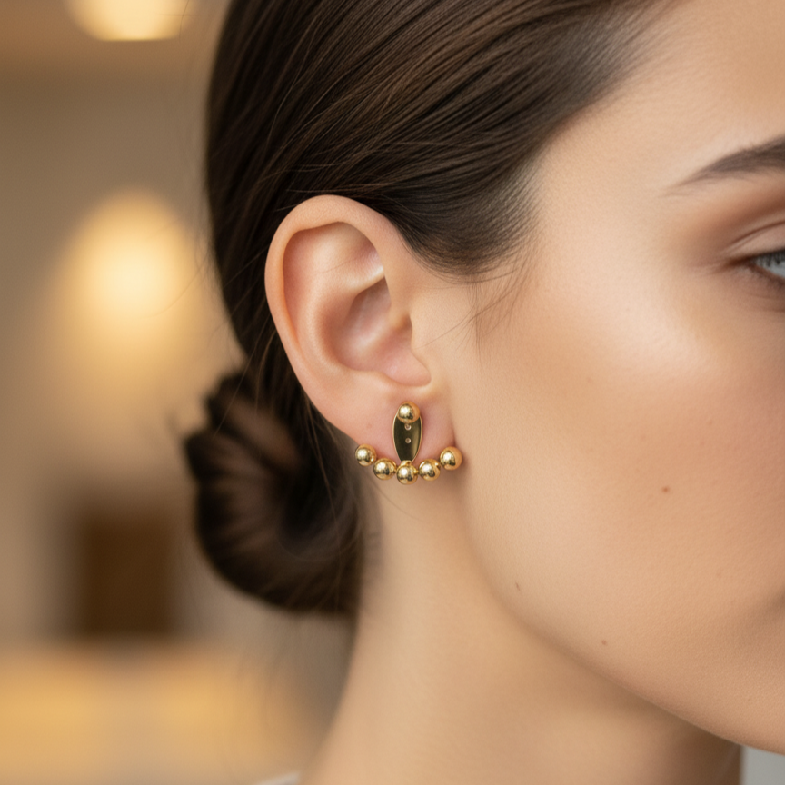 HALF CIRCLE EARRINGS