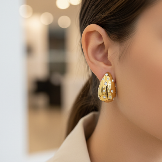 GOLD RAIN DROP EARRINGS