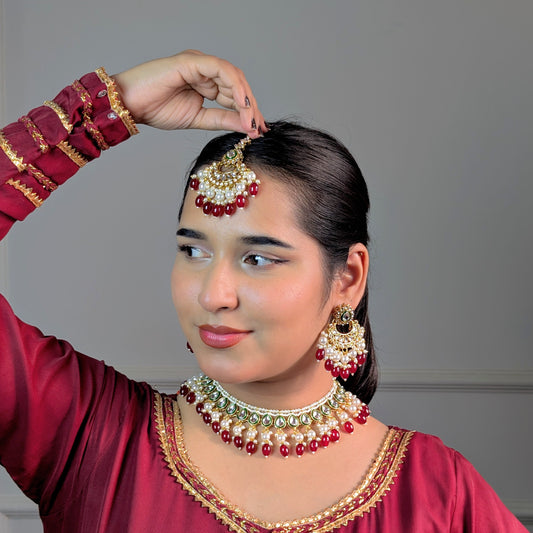 Maharani mandala kundan necklace