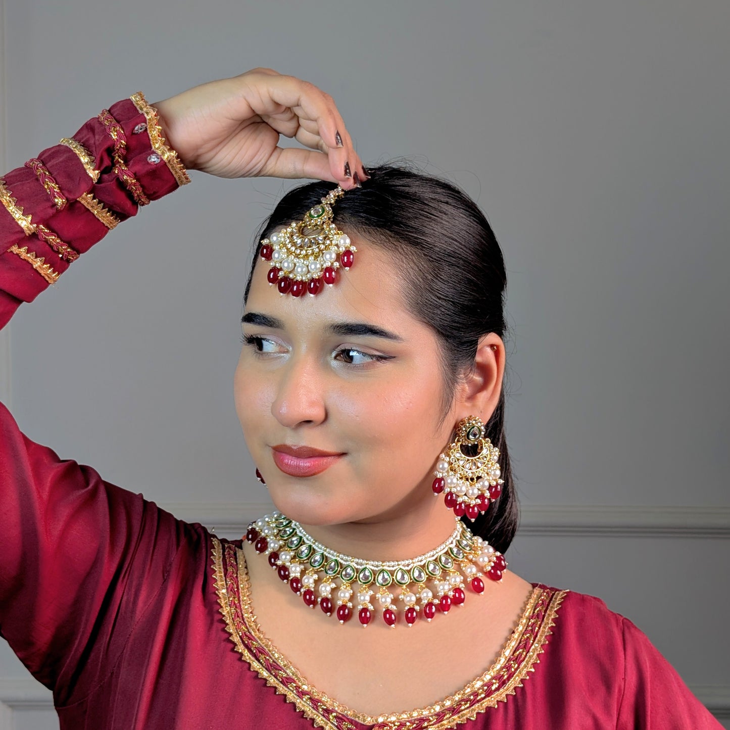 Maharani mandala kundan necklace