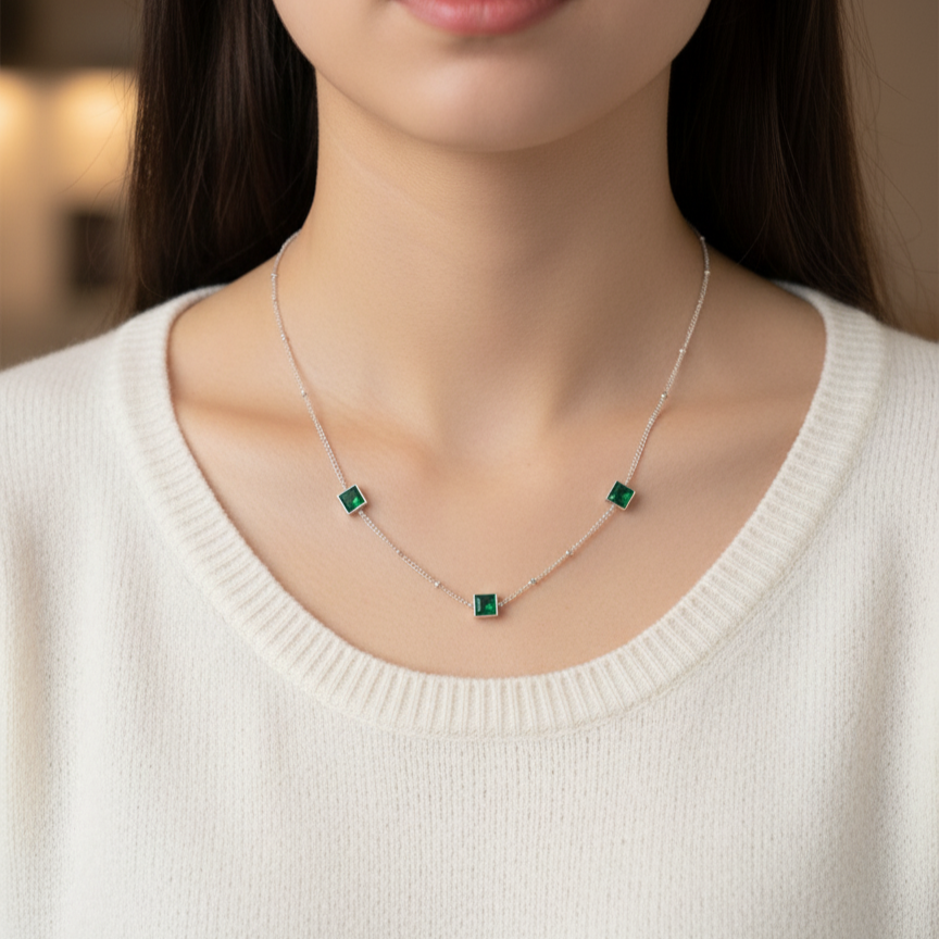 Forest Square Locket