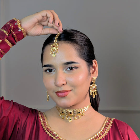 Noor-malika rajwari choker