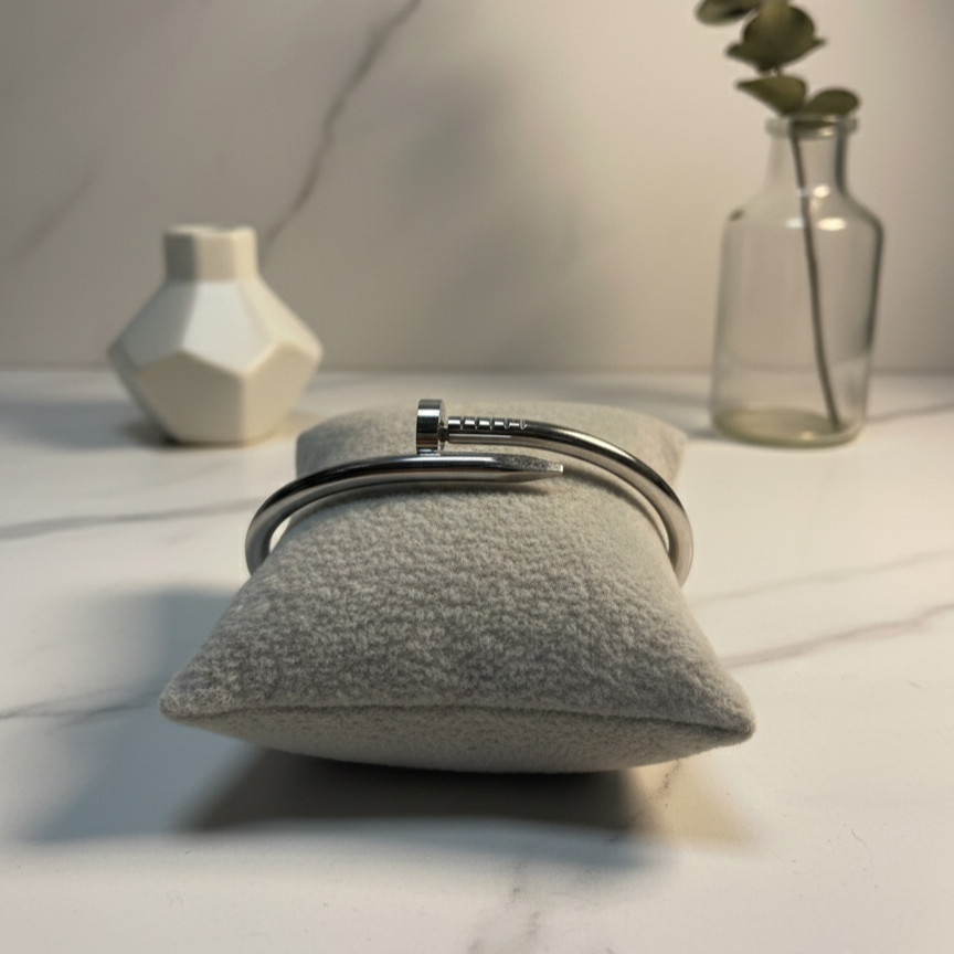 Silver Nail Handcuff