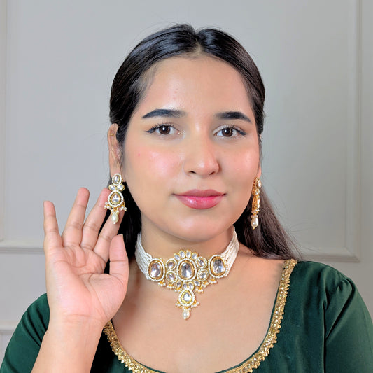 Empress Glow Kundan Choker Set