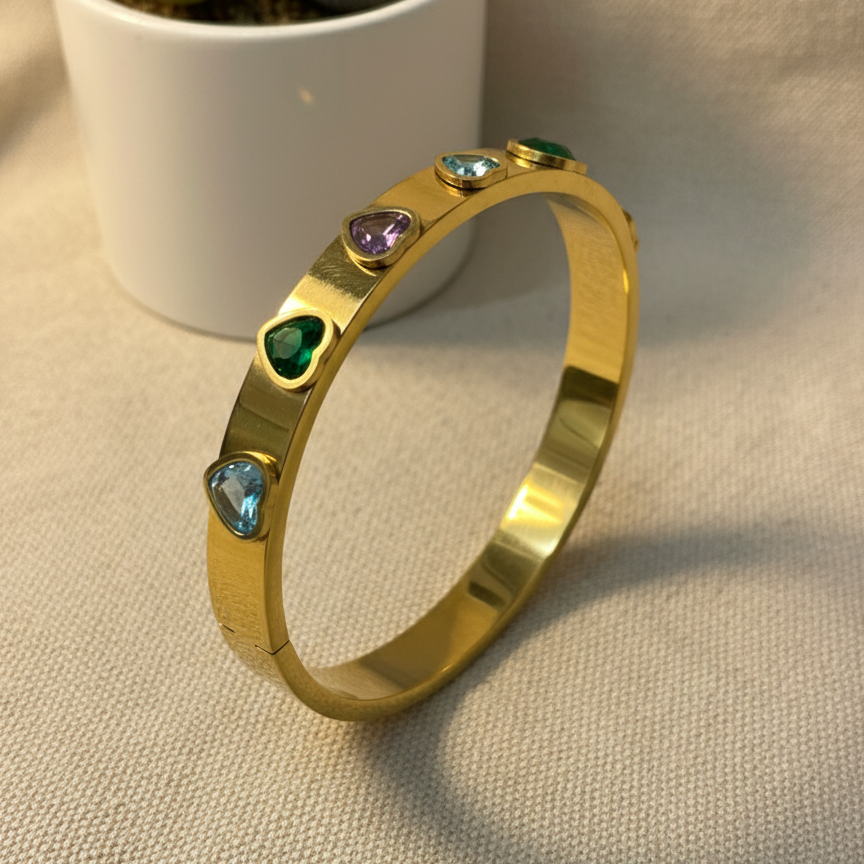 Rainbow Heart Handcuff