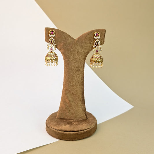 Gulposh Stone Jhumkis