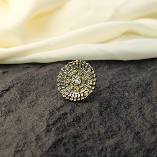 Pearl Elegance Zircon Ring
