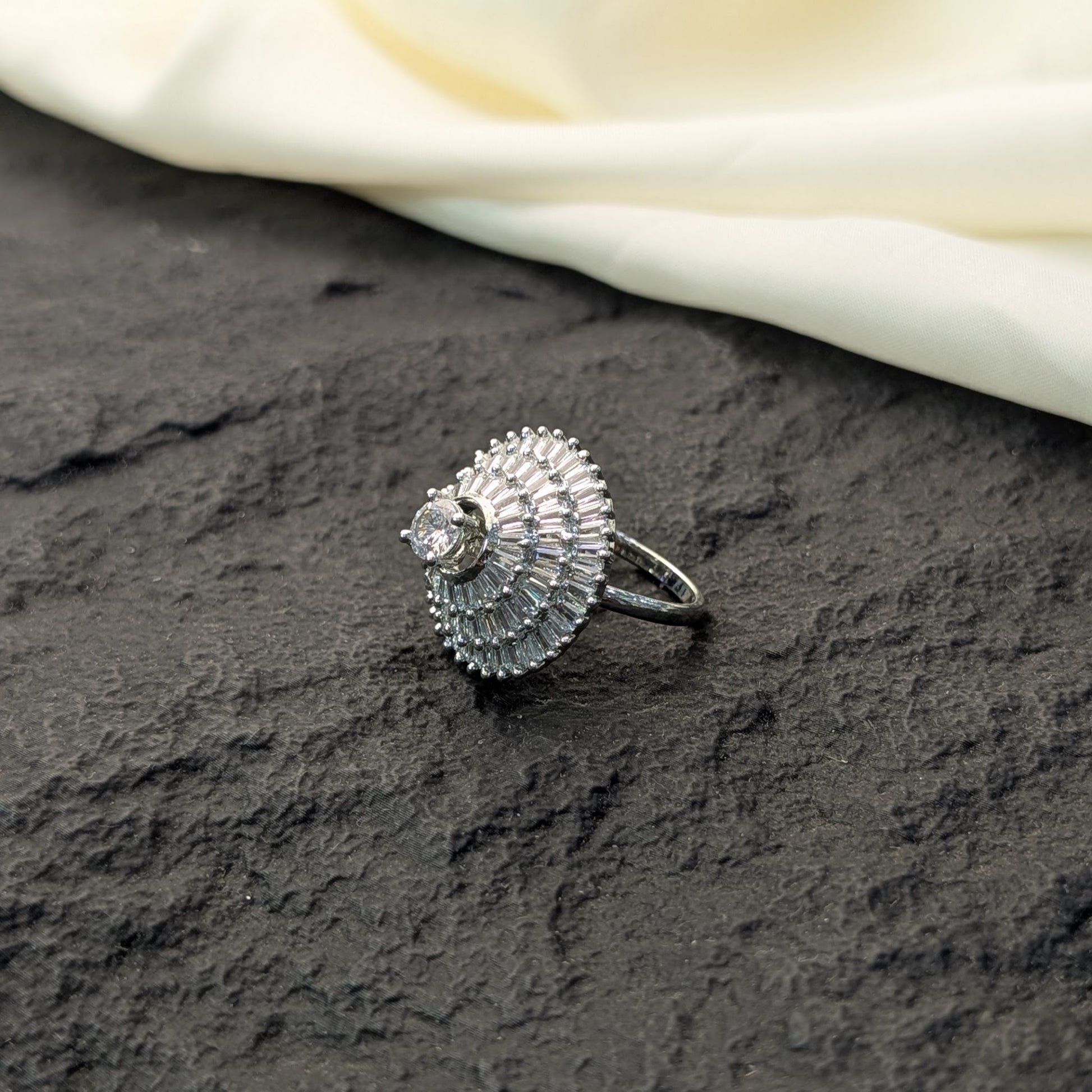Topaz Radiance Zircon Ring