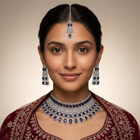 Splendour Bridal Zircon Necklace Set