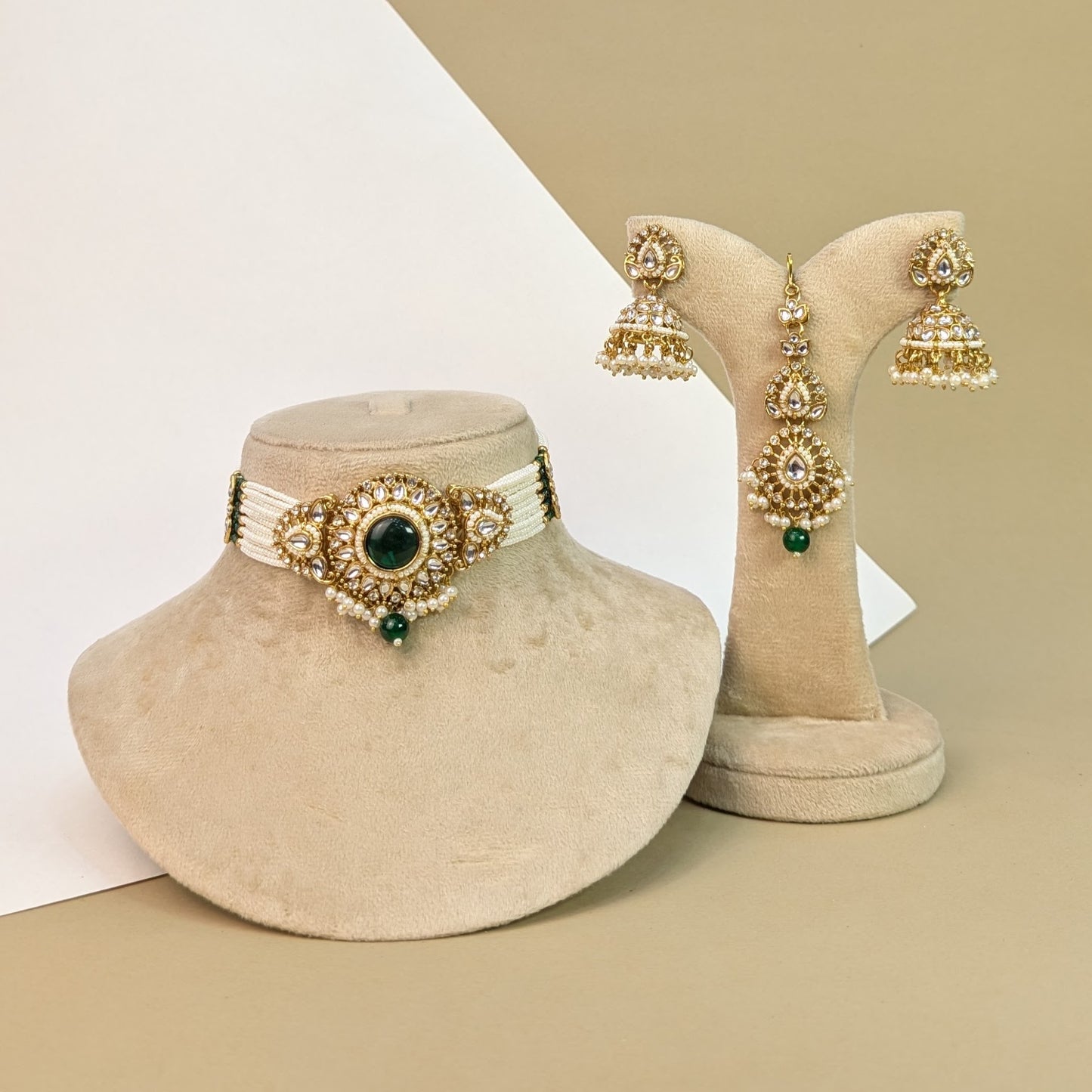 Maharani Kundan Necklace Set