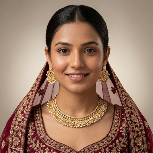 Regal Coin Copper Necklace Set