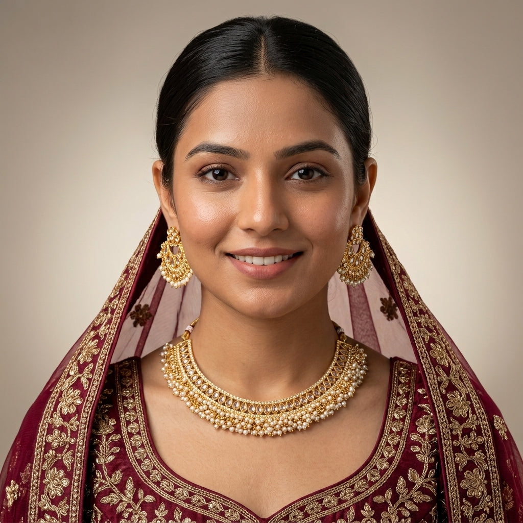 Regal Coin Copper Necklace Set