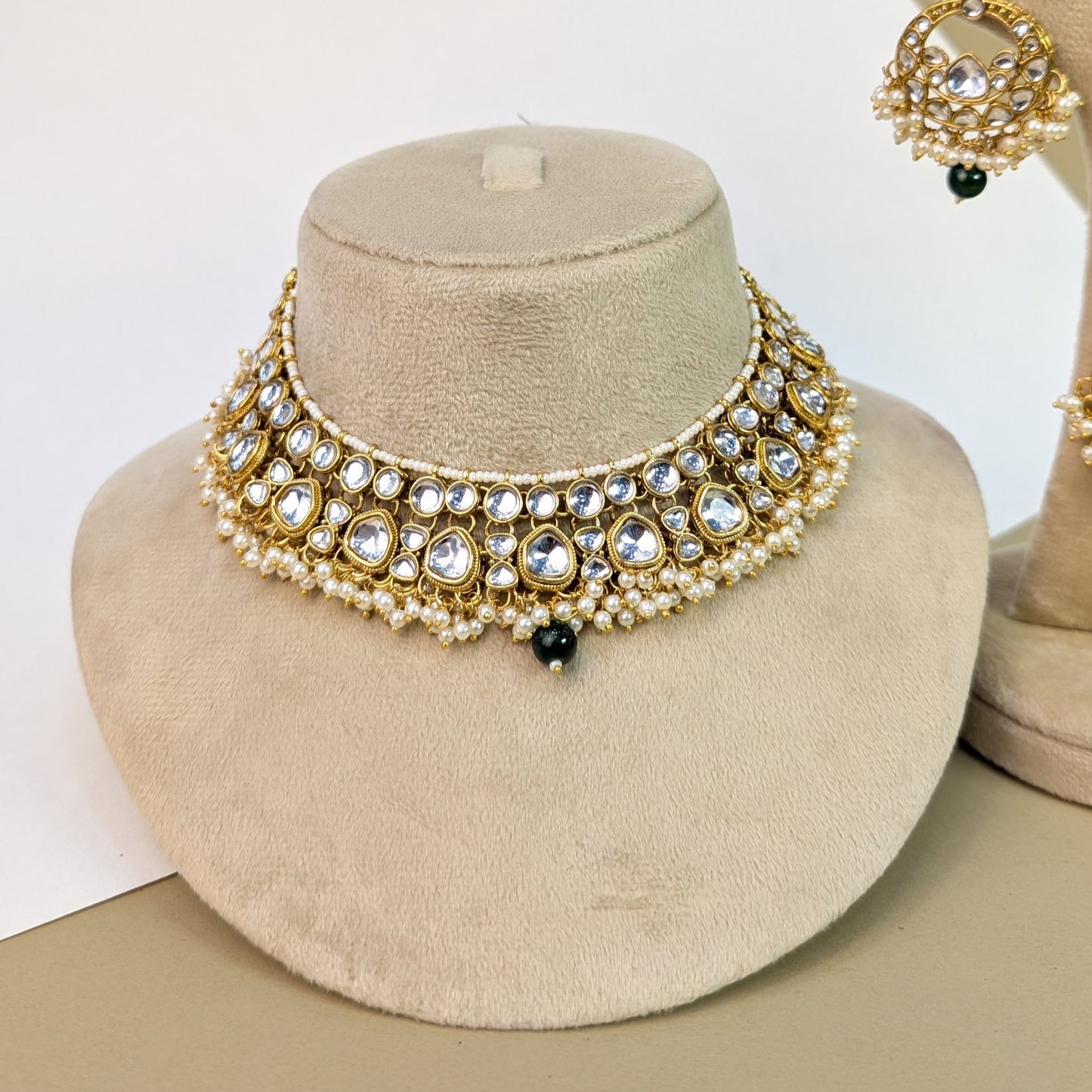 Mughal Kundan Necklace Set