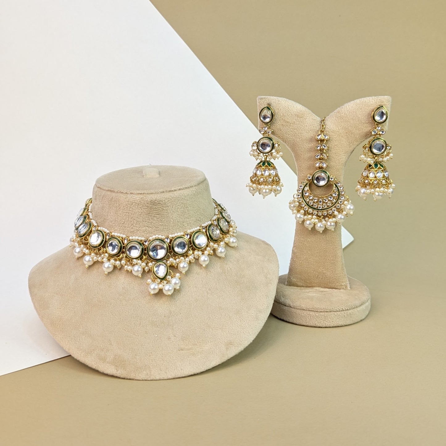 Grand Bridal Kundan Necklace Set