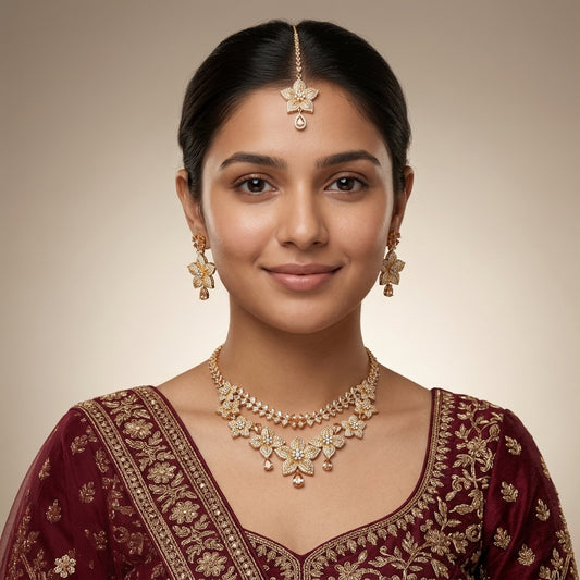 Radiance Bridal Zircon Necklace Set
