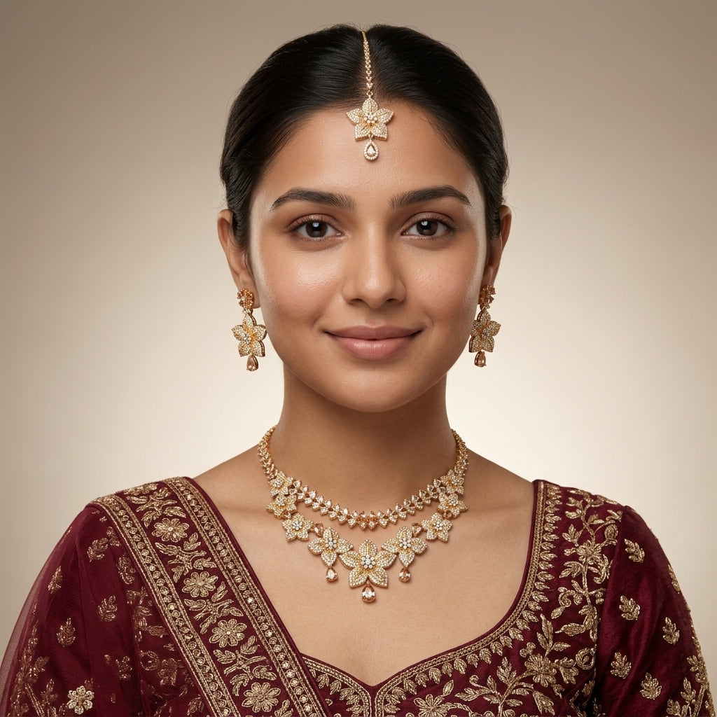 Radiance Bridal Zircon Necklace Set