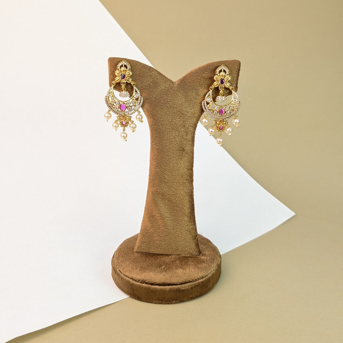Rangoli Multi Stone Earrings