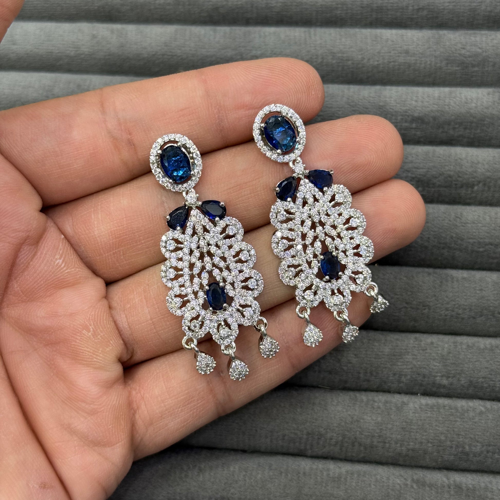 LUMINA VINE ZIRCON EARRINGS