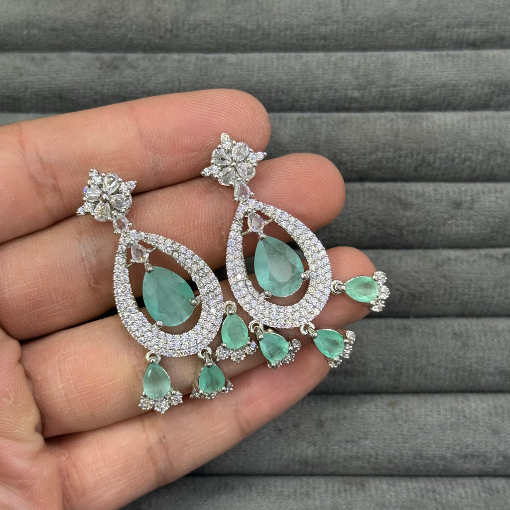 MAJESTIC CASCADE ZIRCON EARRINGS