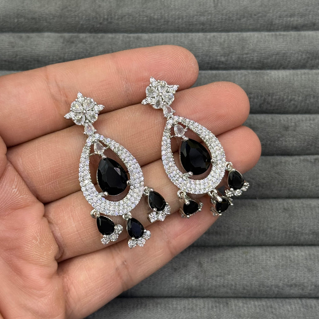 MAJESTIC CASCADE ZIRCON EARRINGS