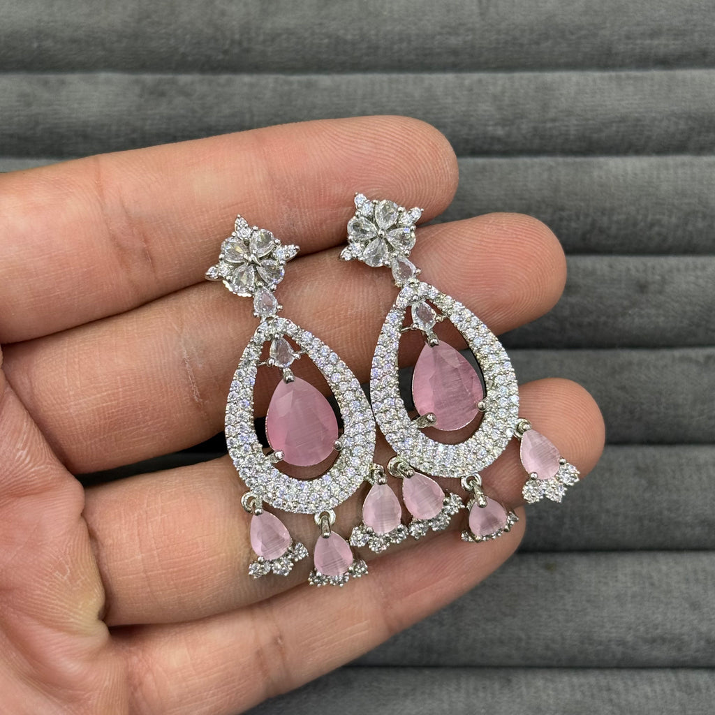 MAJESTIC CASCADE ZIRCON EARRINGS