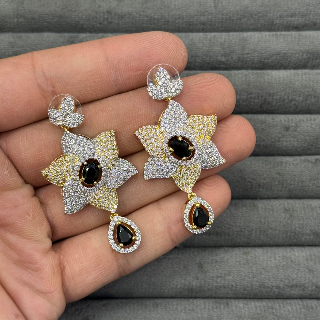 AURORA STAR ZIRCON EARRINGS