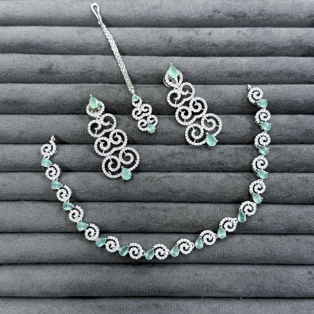 BAROQUE SCROLL NECKLACE SET