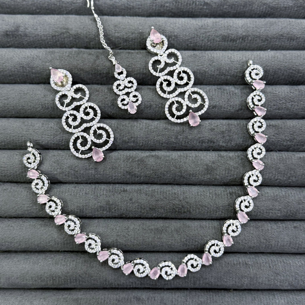 BAROQUE SCROLL NECKLACE SET