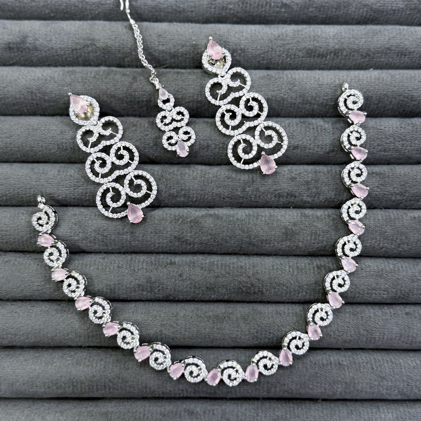 BAROQUE SCROLL NECKLACE SET