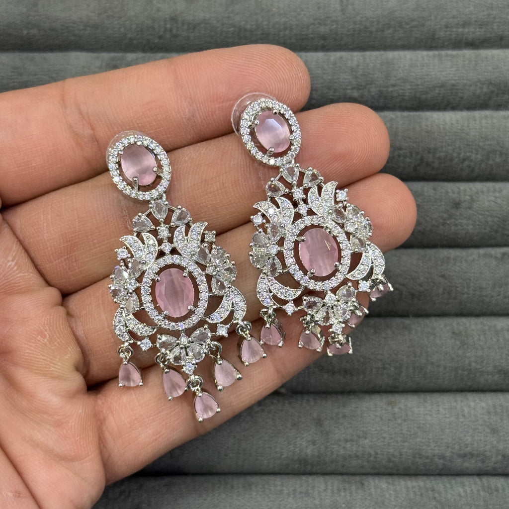 IMPERIAL CHANDELIER ZIRCON EARRINGS