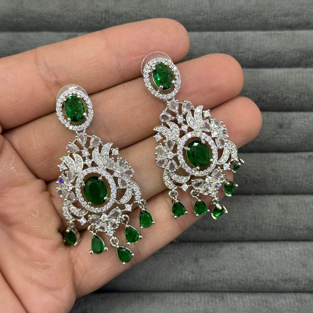 IMPERIAL CHANDELIER ZIRCON EARRINGS