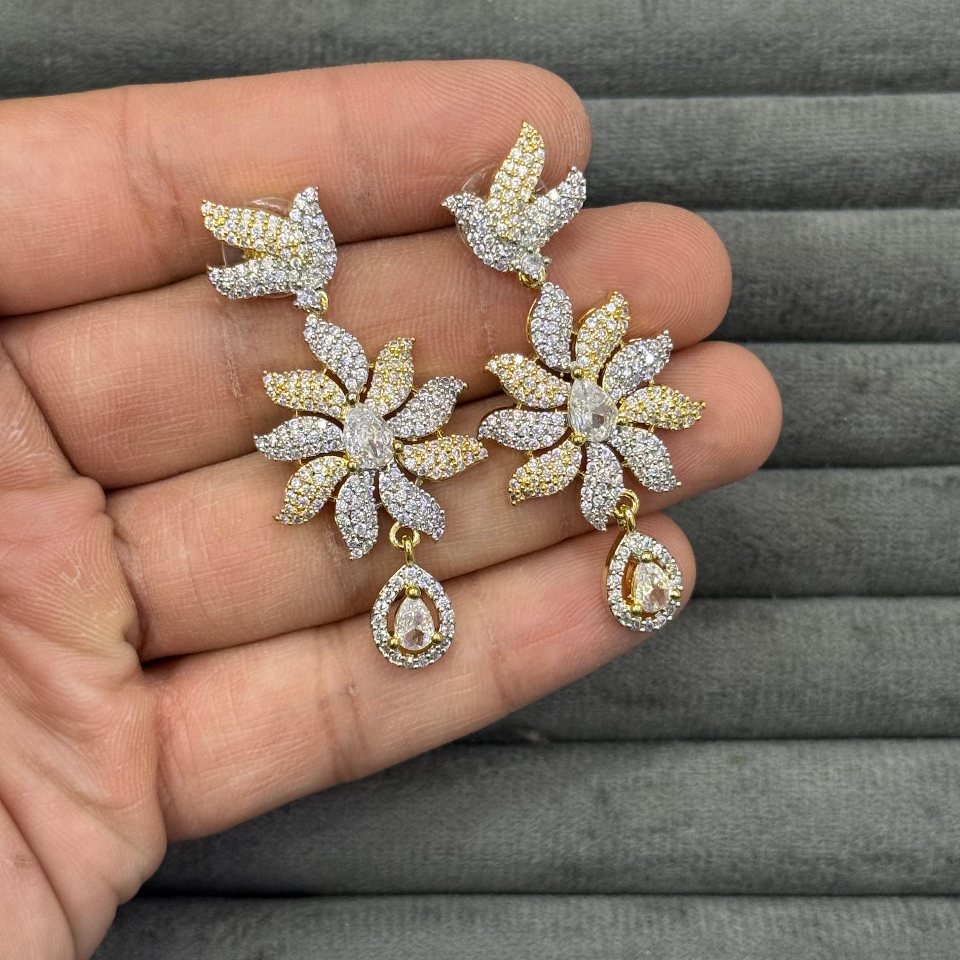 FLIGHT OF FANCY ZIRCON EARRINGS