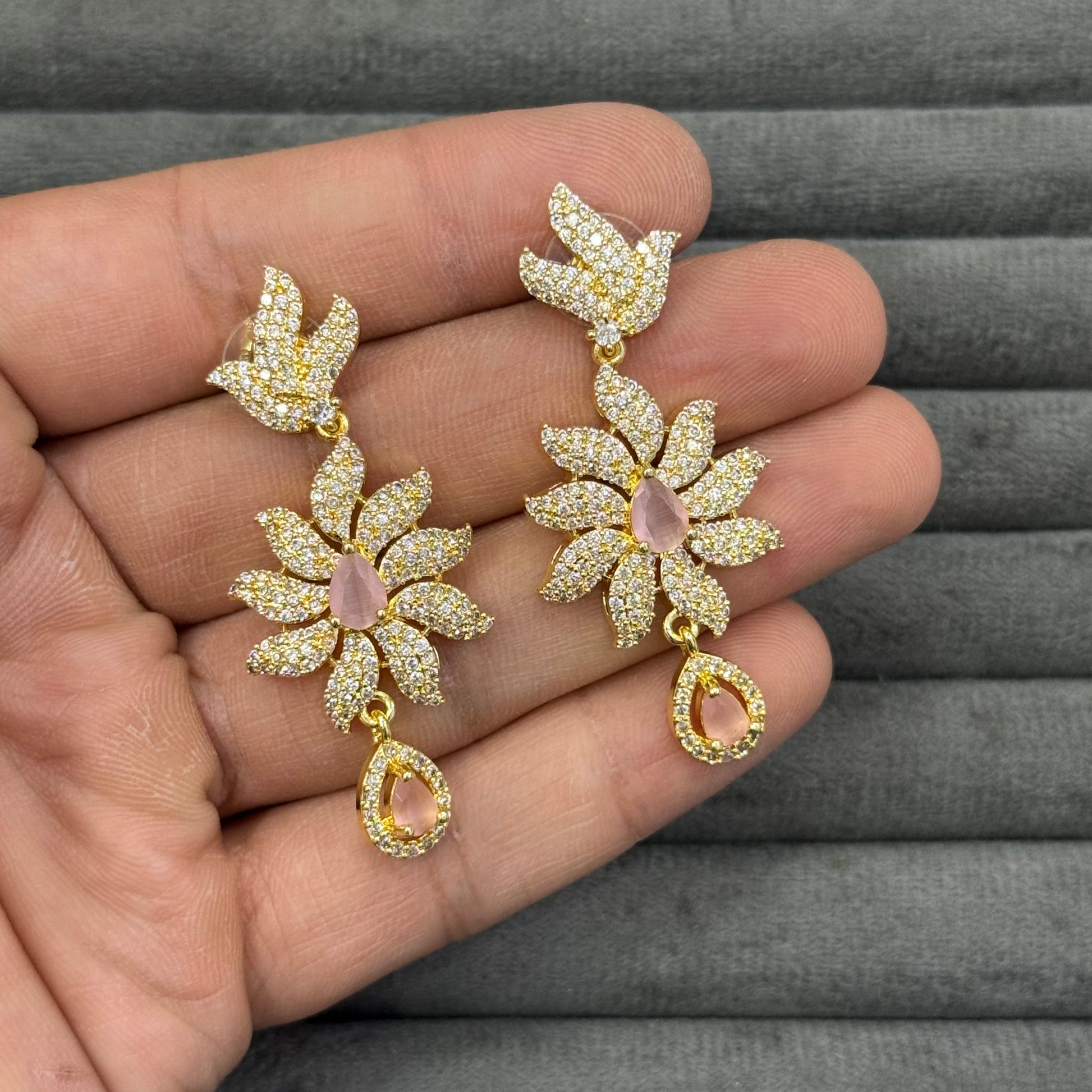 FLIGHT OF FANCY ZIRCON EARRINGS