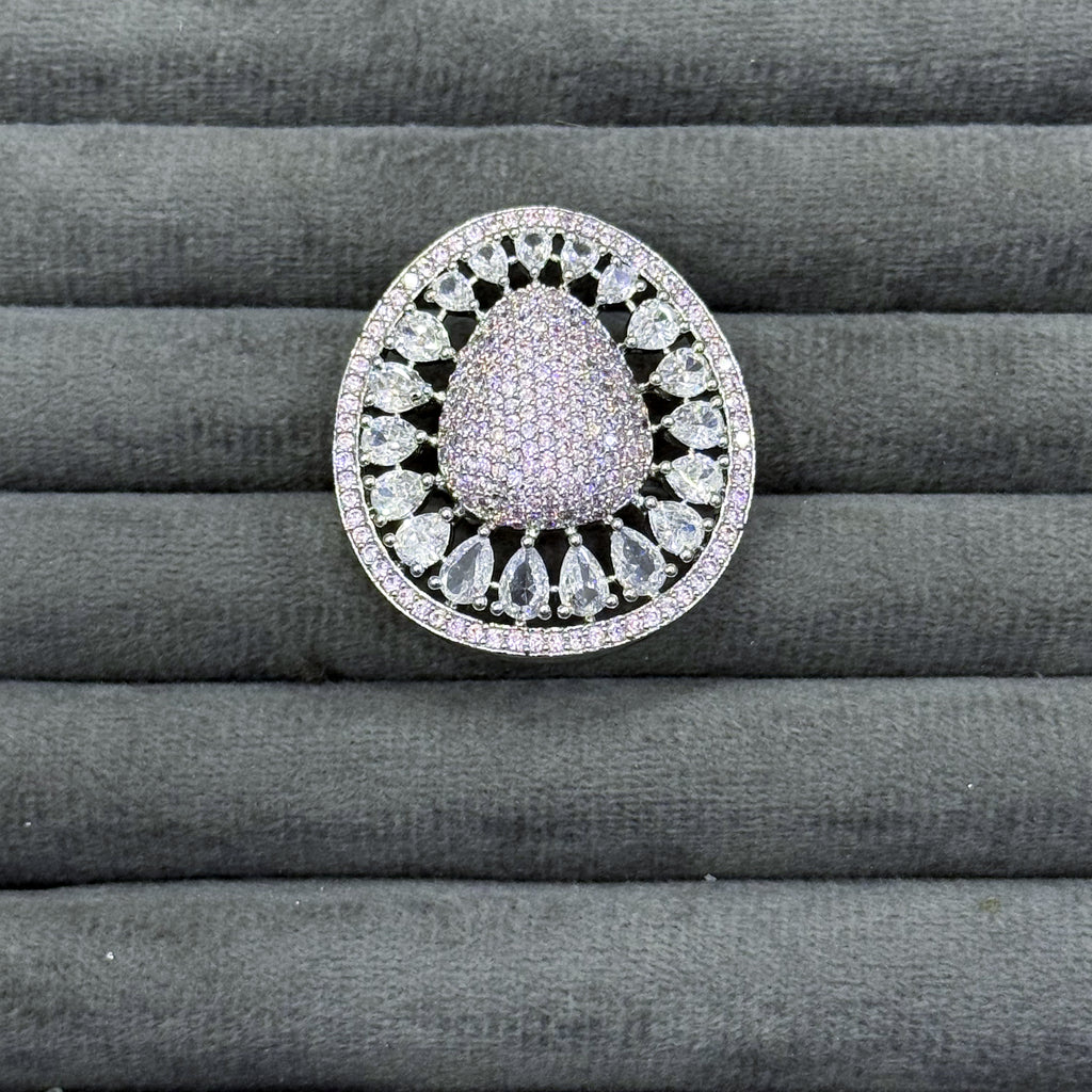 GEOMETRIC TEARDROP RINGS