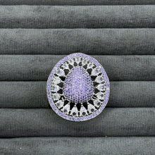 GEOMETRIC TEARDROP RINGS