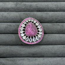 GEOMETRIC TEARDROP RINGS