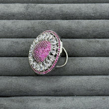 GEOMETRIC TEARDROP RINGS