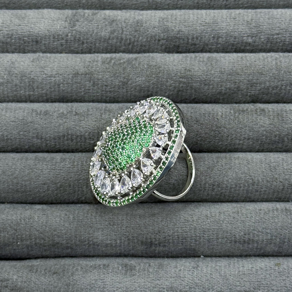 GEOMETRIC TEARDROP RINGS