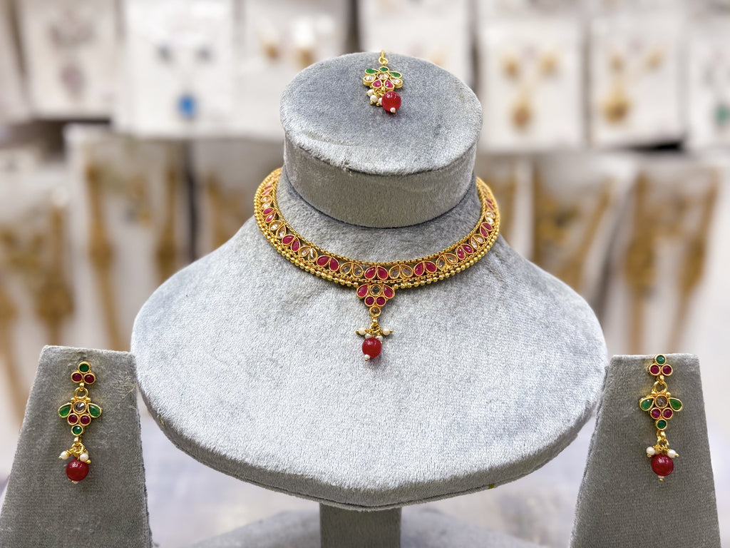 HESTIA FLAME NECKLACE SET