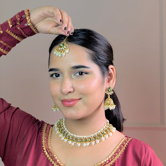 ELITE MANDALA DROP KUNDAN NECKLACES