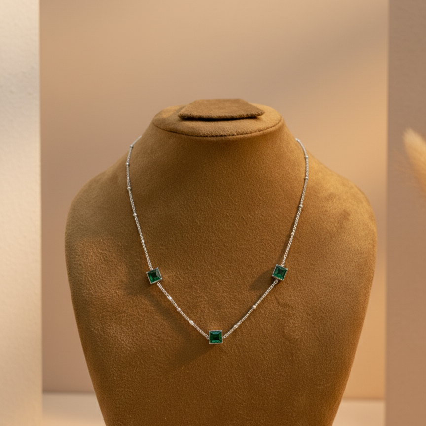 Forest Square Locket