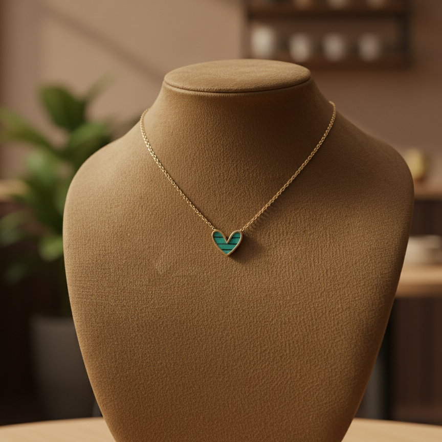 Pattern Heart Locket